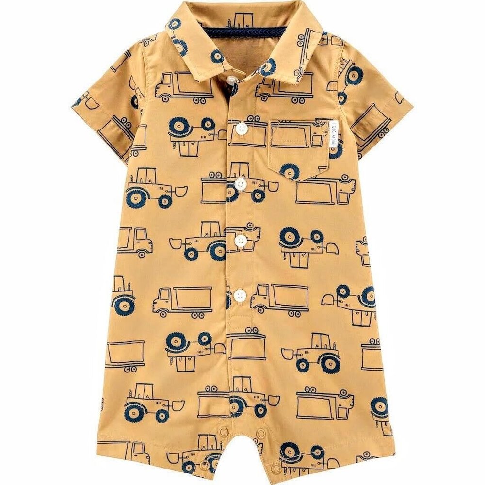 Carter's Baby Boy Trucks Romper Sizes 3 months